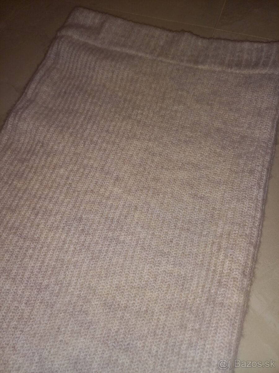 Vlnená nová sukňa S - 4
