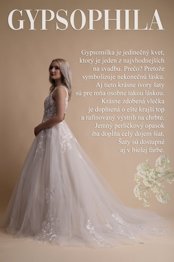 Nové svadobné šaty ivory - 4