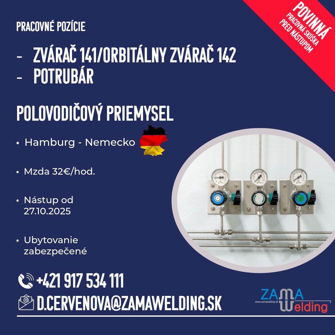 Hľadáme zváračov, potrubárov a montérov do Nemecka - 4