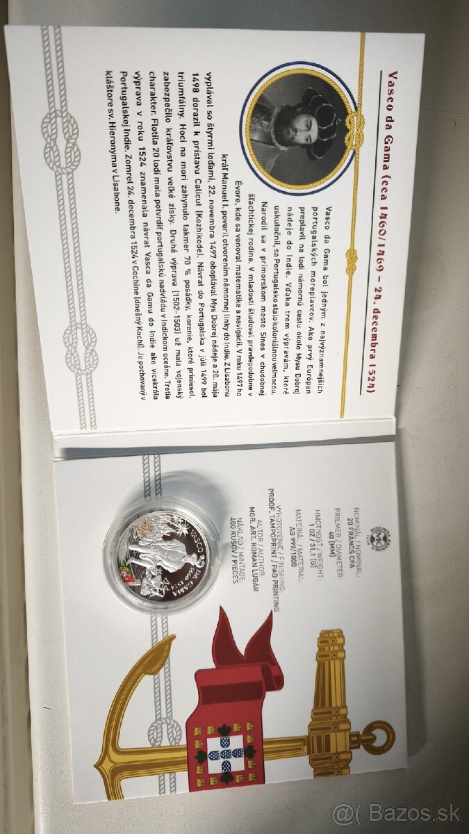 Investičná minca Vasco da Gama - 4