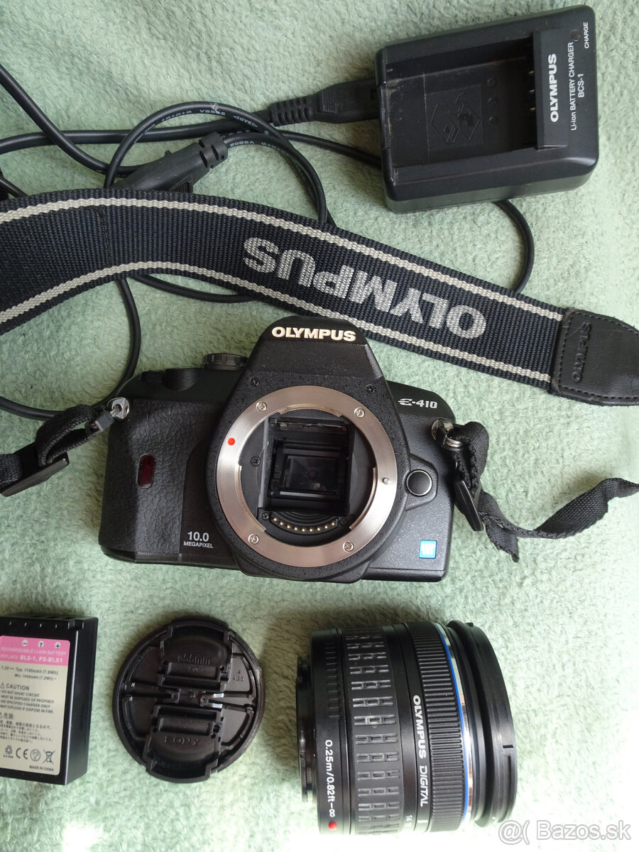 Predám digit. zrkadlovku OLYMPUS E-410-komplet - 4