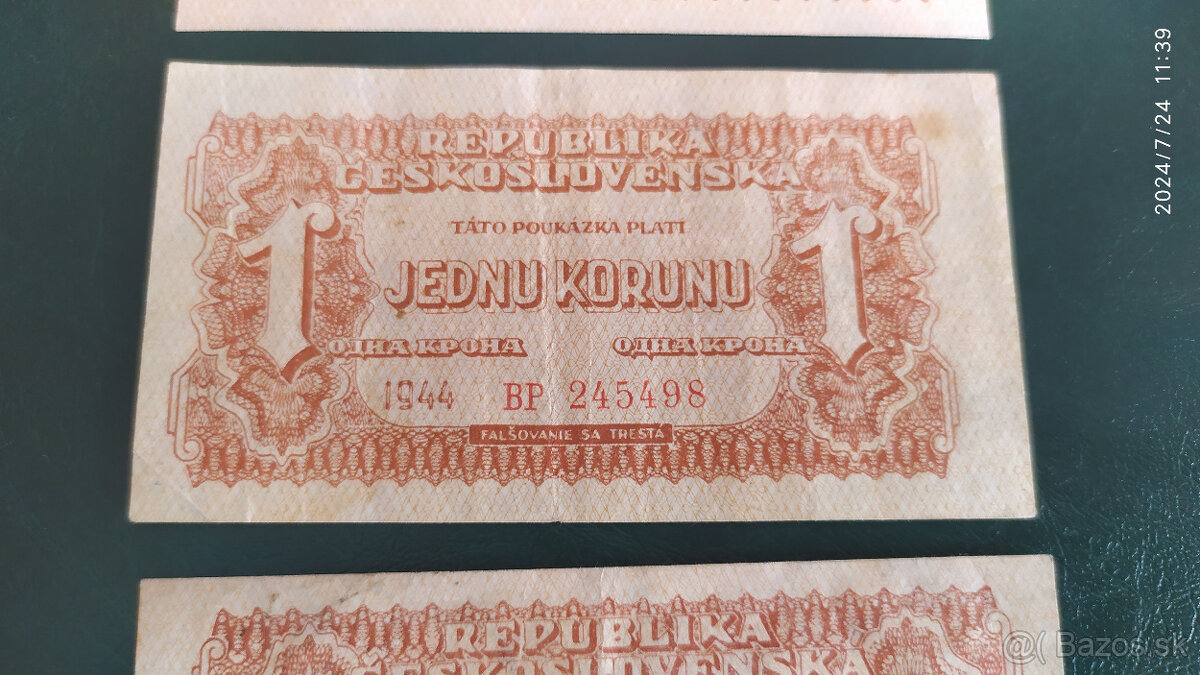 1 koruna 1944 - 4