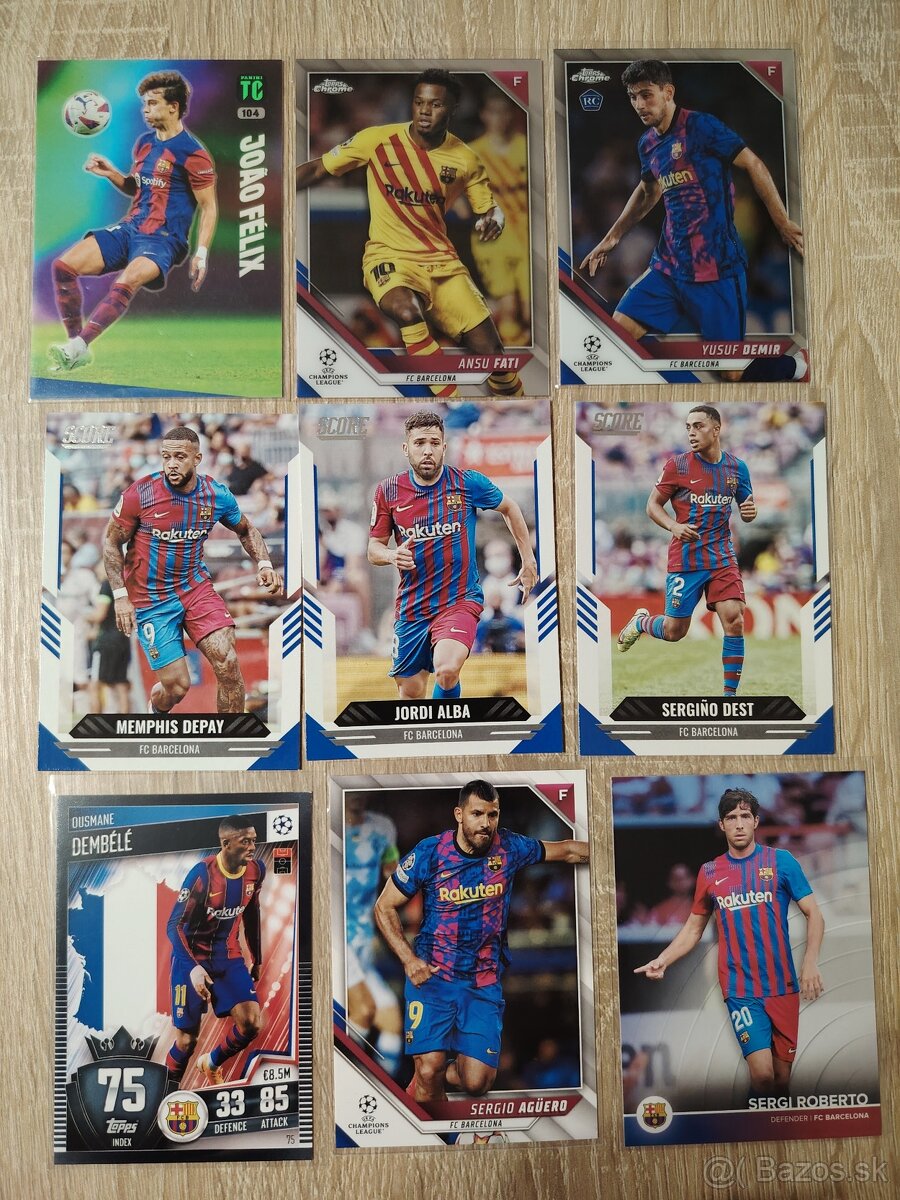 FC Barcelona - futbalové kartičky - 4