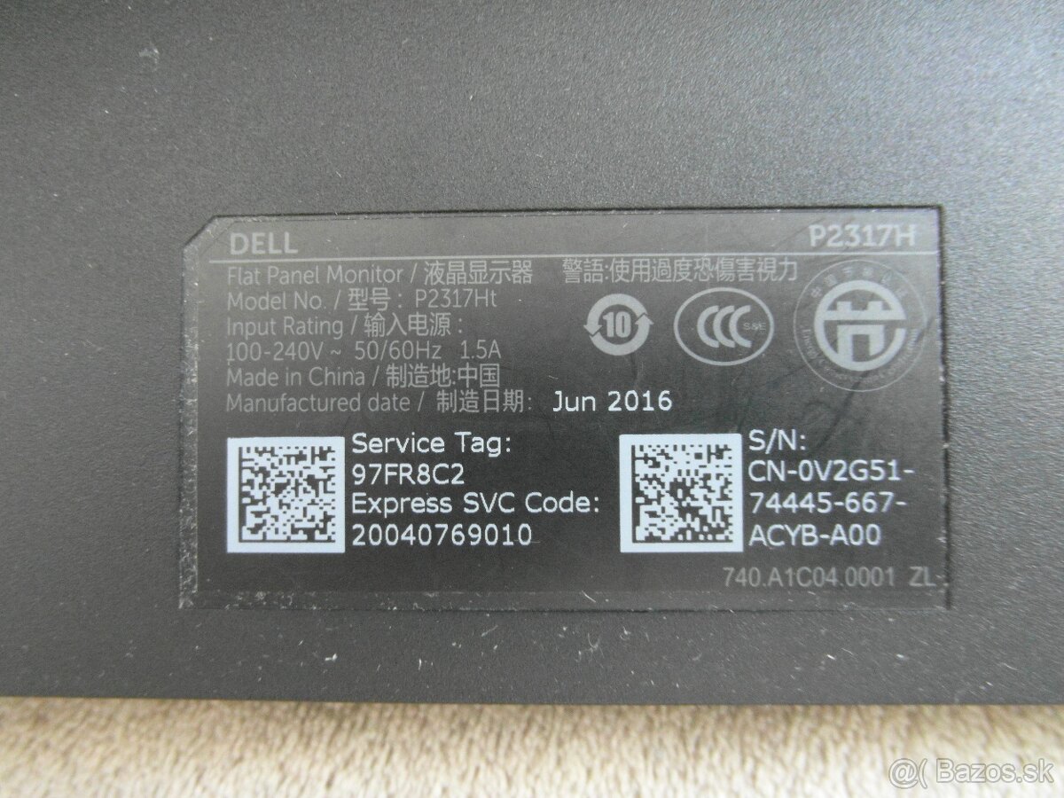 23" Dell P2317H Professional - 4
