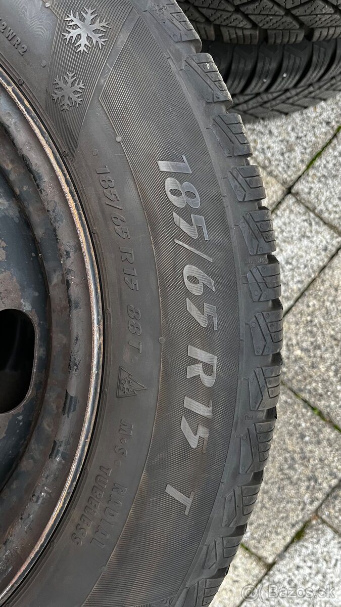 185/65/R15 zimne pneu + disky - 4