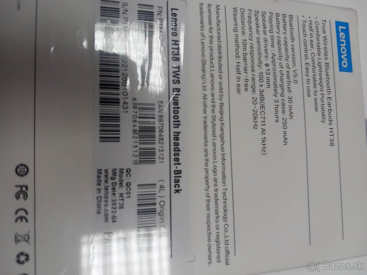 Predam sluchatka sluchadla nove Lenovo 01 - 4