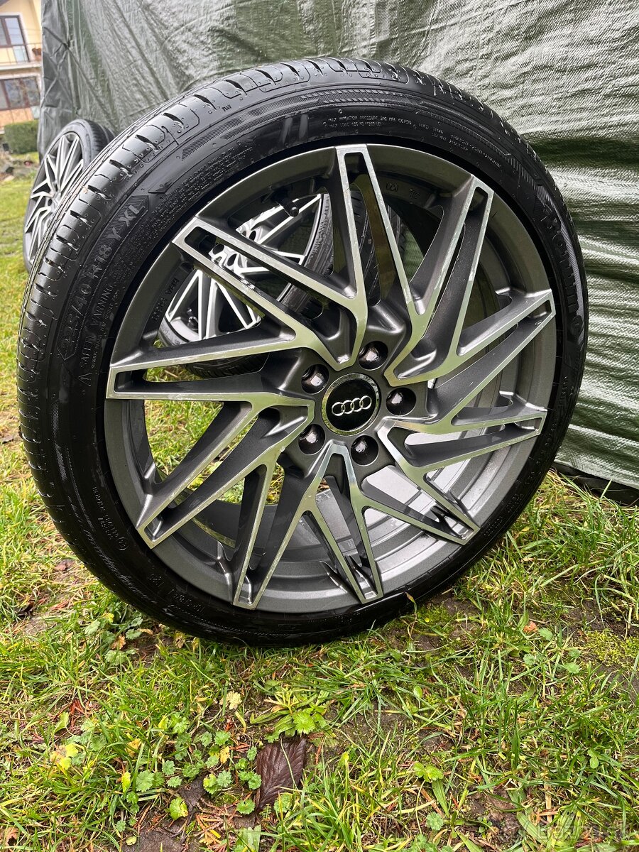Elektróny sada Vw 5x112 R18 aj nové pneu Barum 225/40 R18 XL - 4
