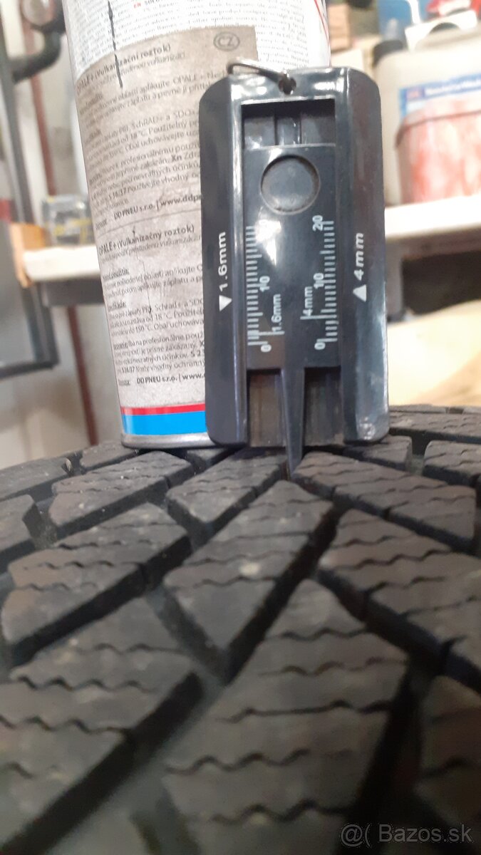 Predám zimnú sadu VW pneu/plech.disky - 4