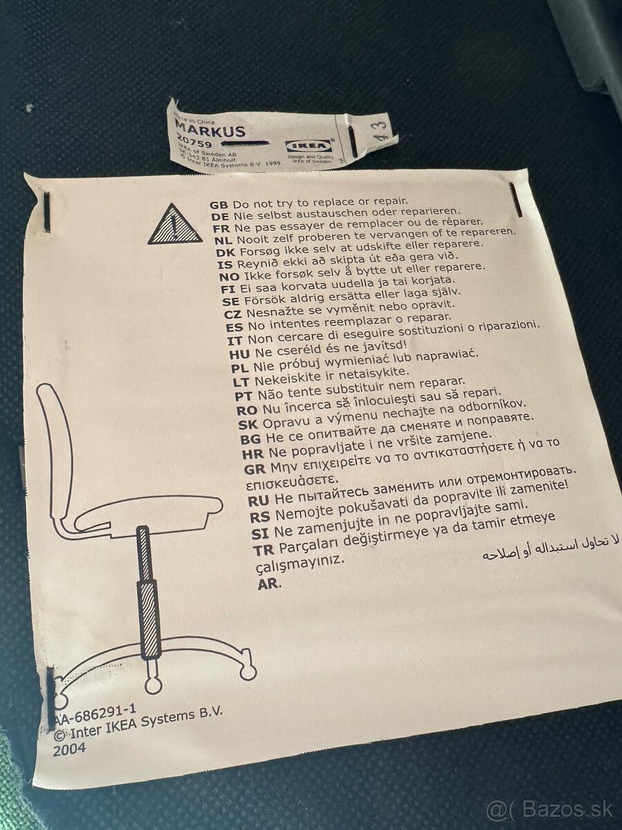 Kancelárska stolička MARKUS - 4