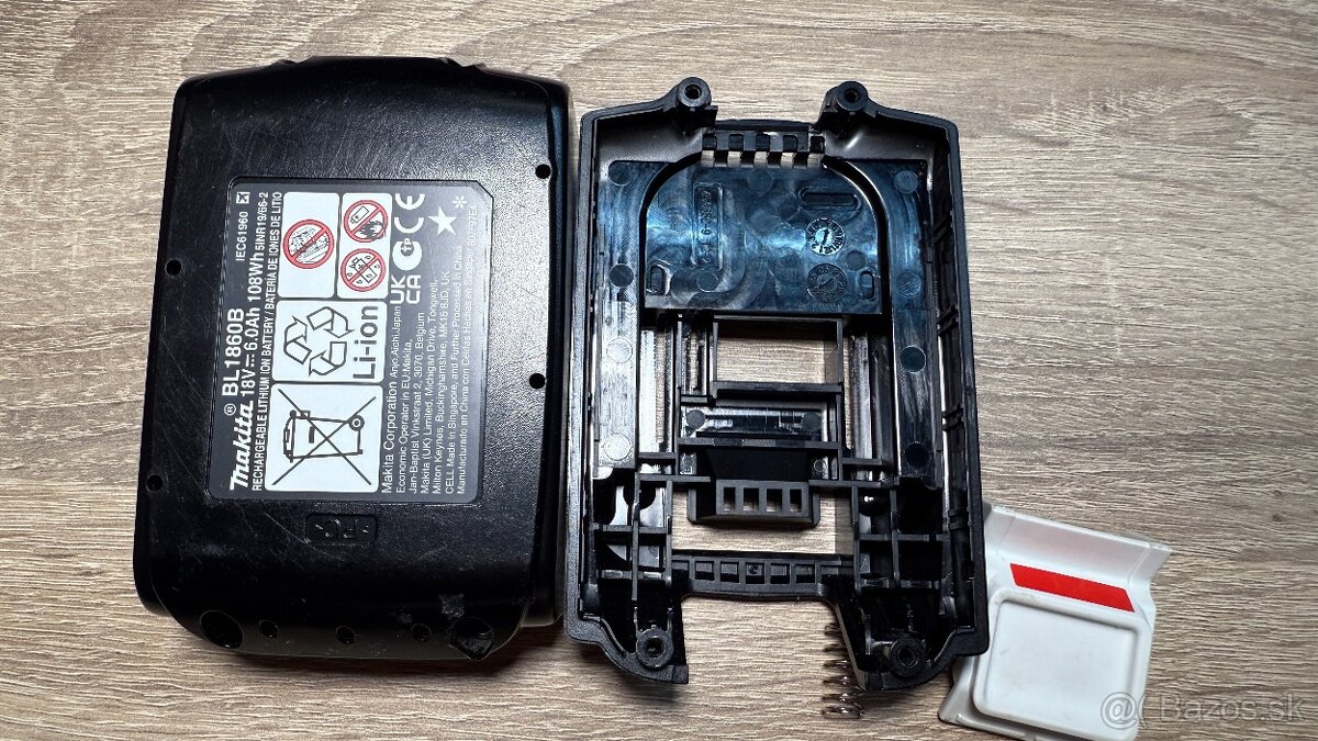Puzdro akumulátora Makita LXT 6ah (BL1860B) - 4