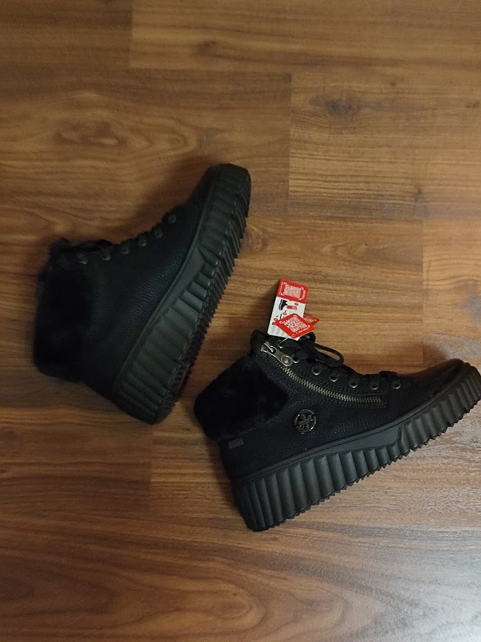 Dámske členkové topánky Rieker, č.37 - 4