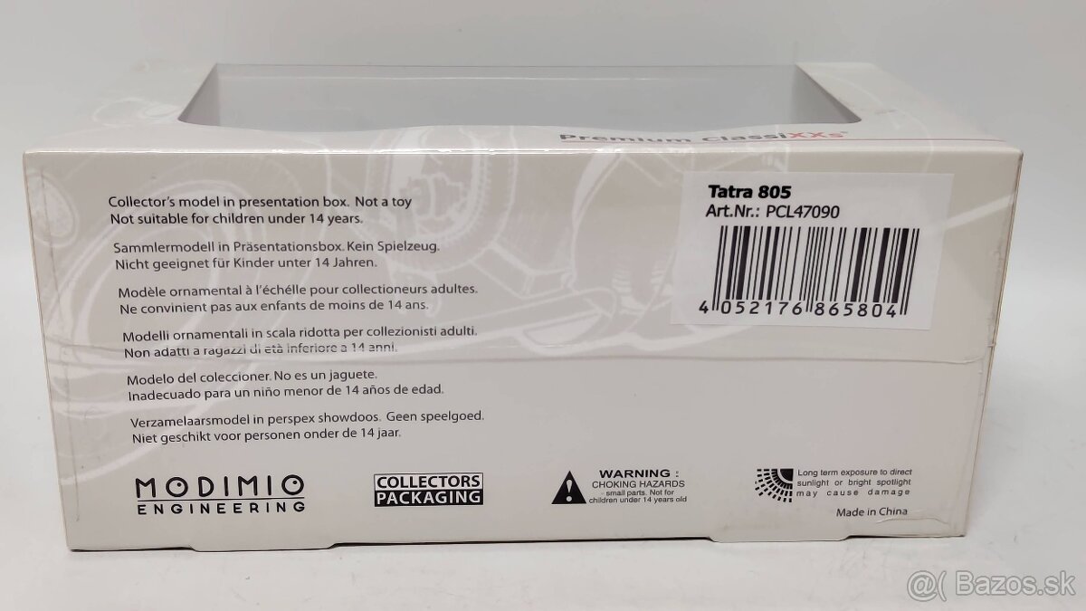 Premium ClassiXXs Tatra 805 valník s plachtou béžová 1:43 - 4