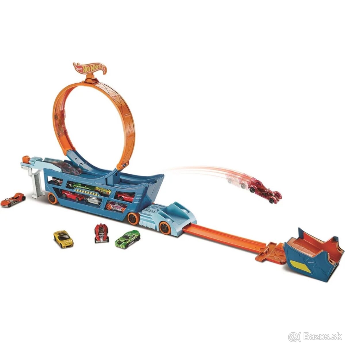 Mattel Hot Wheels Ťahač a horská dráha GCK38 - 4