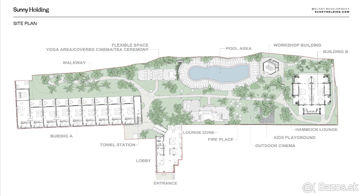 JEDINÝ kids-first rezort v srdci Ubudu, návratnosť 13+% - 4