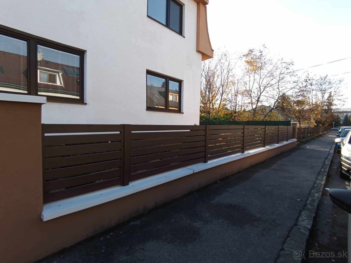 Bezúdržbové AL oplotenie - 4
