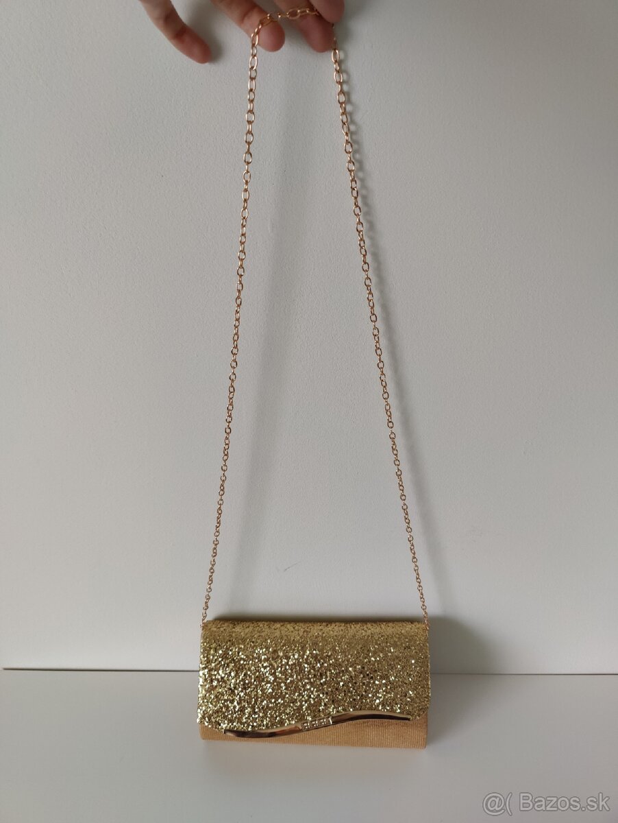 Zlatá spoločenská kabelka - 4