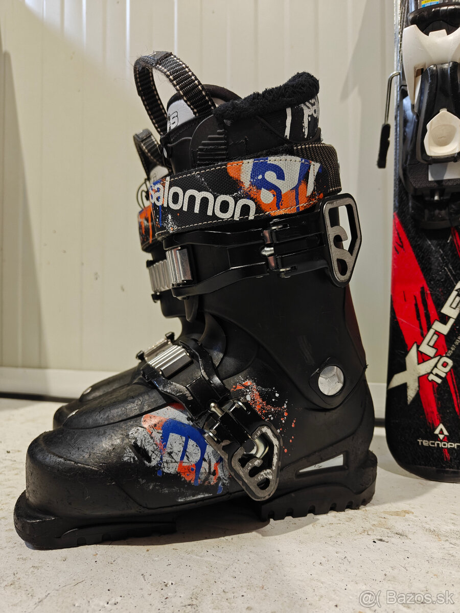 LYŽE TECNO PRO XT TEAM 110CM + LYŽIARKY SALOMON 36EUR - 4