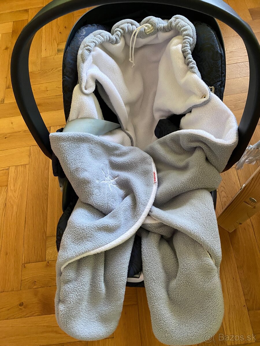 Cybex vajíčko + adaptery + deka emitex - 4