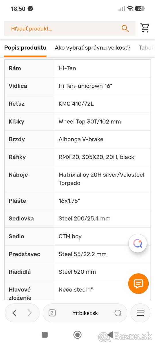 Bicykel CTM Flash "16" - 4