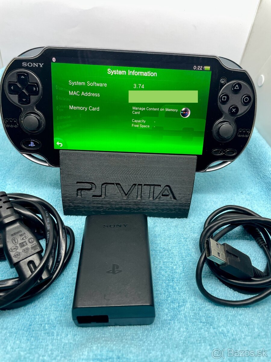 PS vita PCH-1004 oled displej -folia +4gb - 4