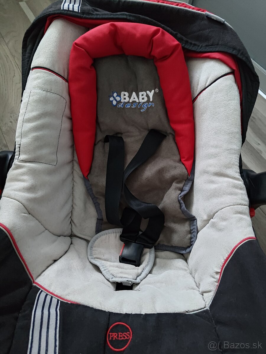 👶Detská autosedačka - vajíčko - Baby Design - 4
