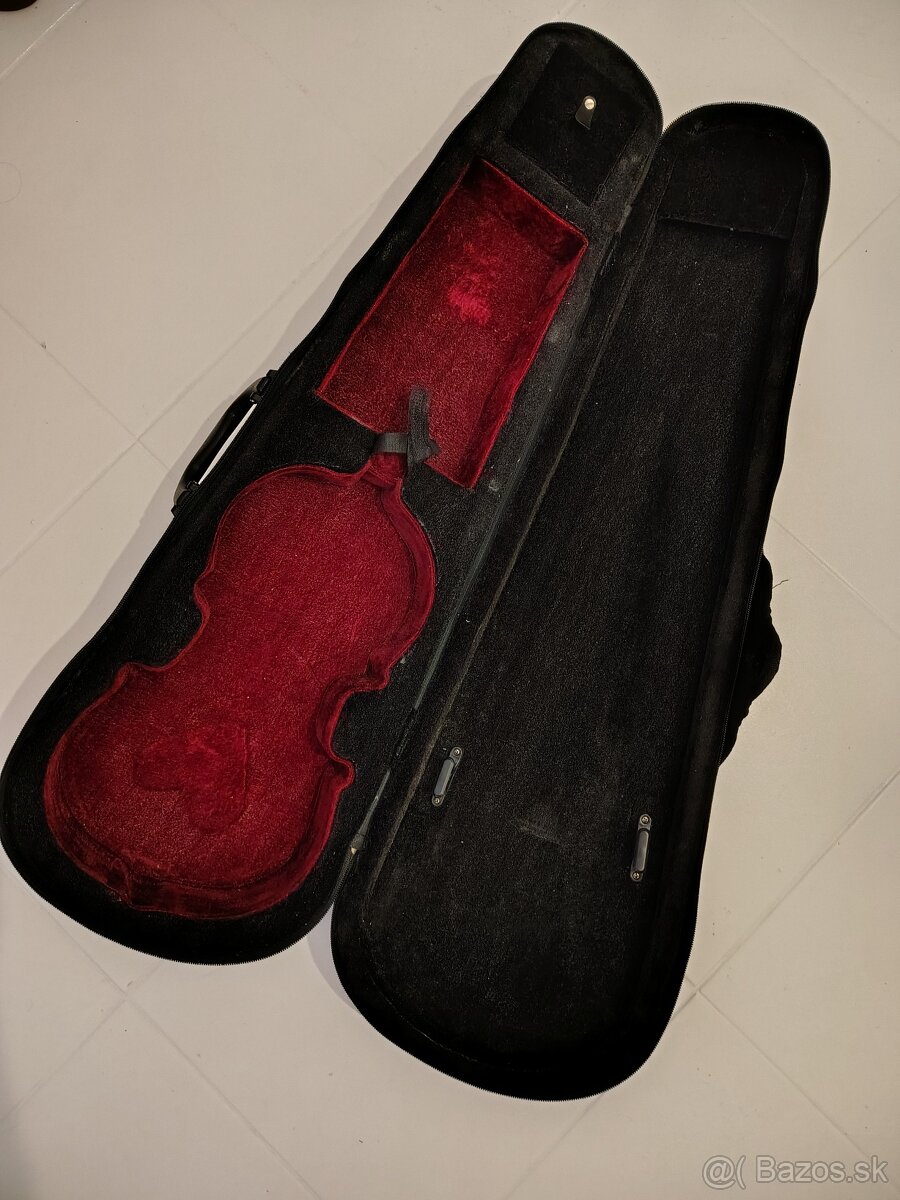 Zánovné 3/4 husle s puzdrom. - 4
