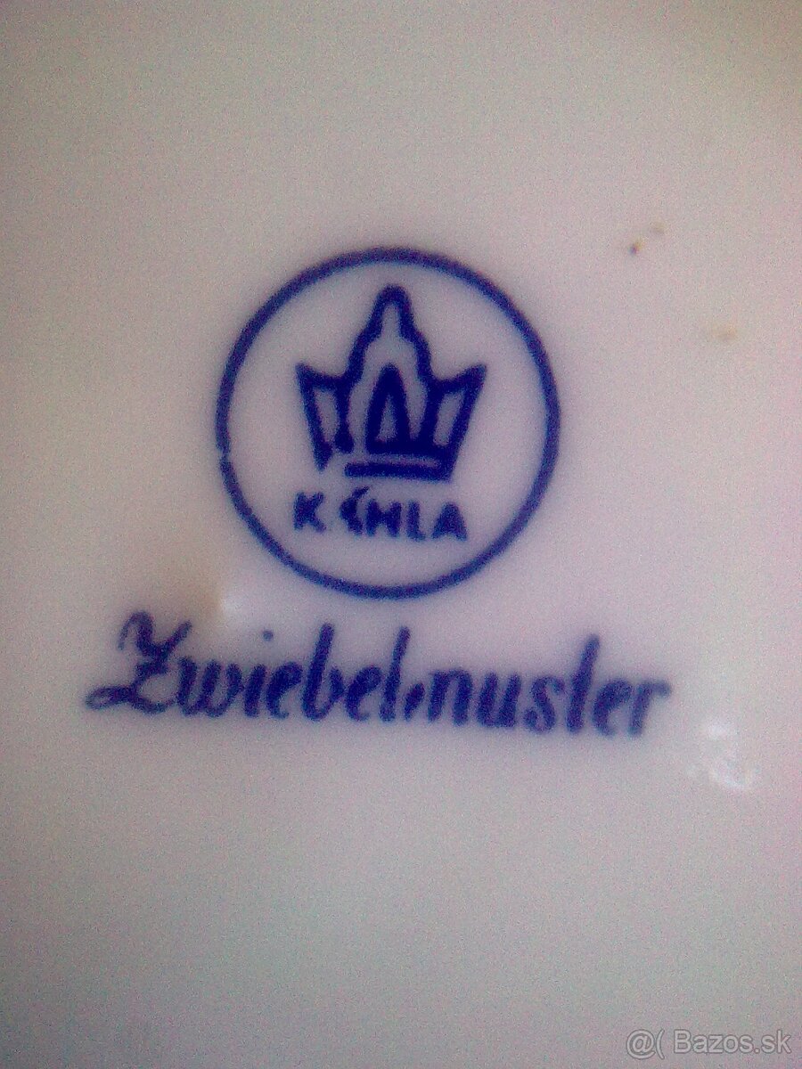 taniere porcelánové, miska a šálka - 4