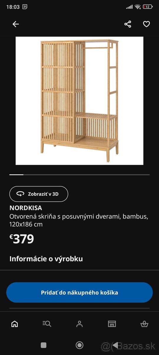 Ikea Nordkisa - skriňa - 4