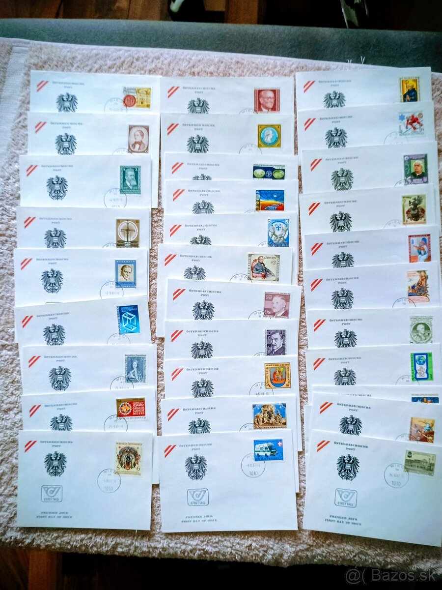 Argentína,Rakúsko.FDC-známky - - 4