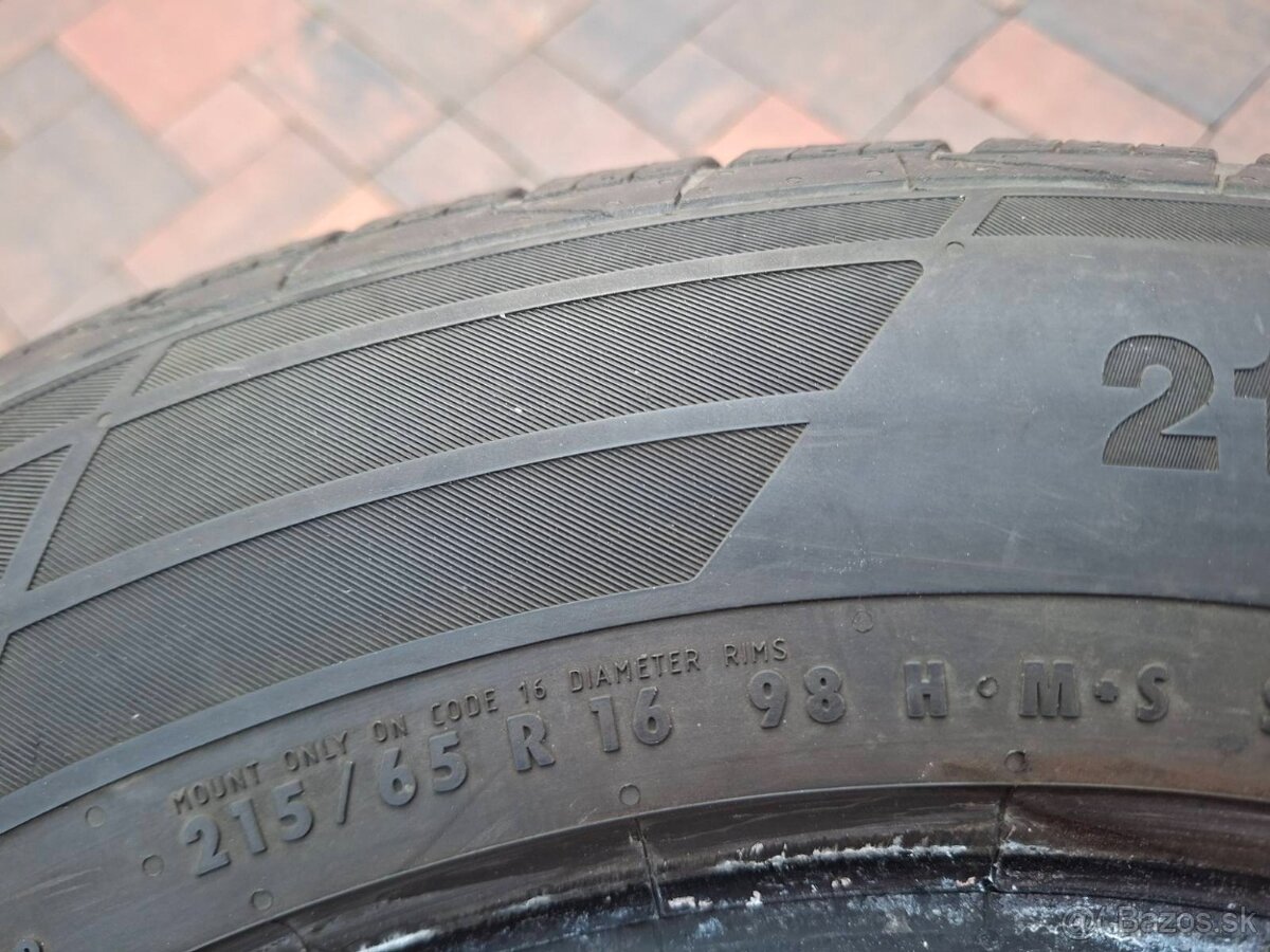 Celoročné pneu Continental 215/70/16 - 98M - 4