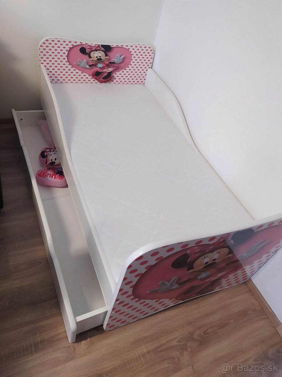 Detská posteľ Minnie Mouse 160 x 80 cm - 4