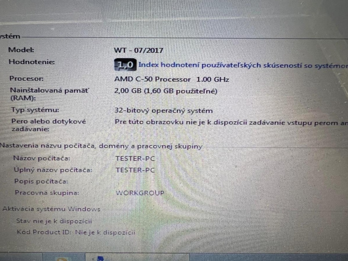 Predám funkčnú použitú matičnú dosku do notebooku Asus K53U - 4