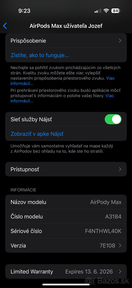 Apple AirPods Max Hviezdne biele USB-C - 4