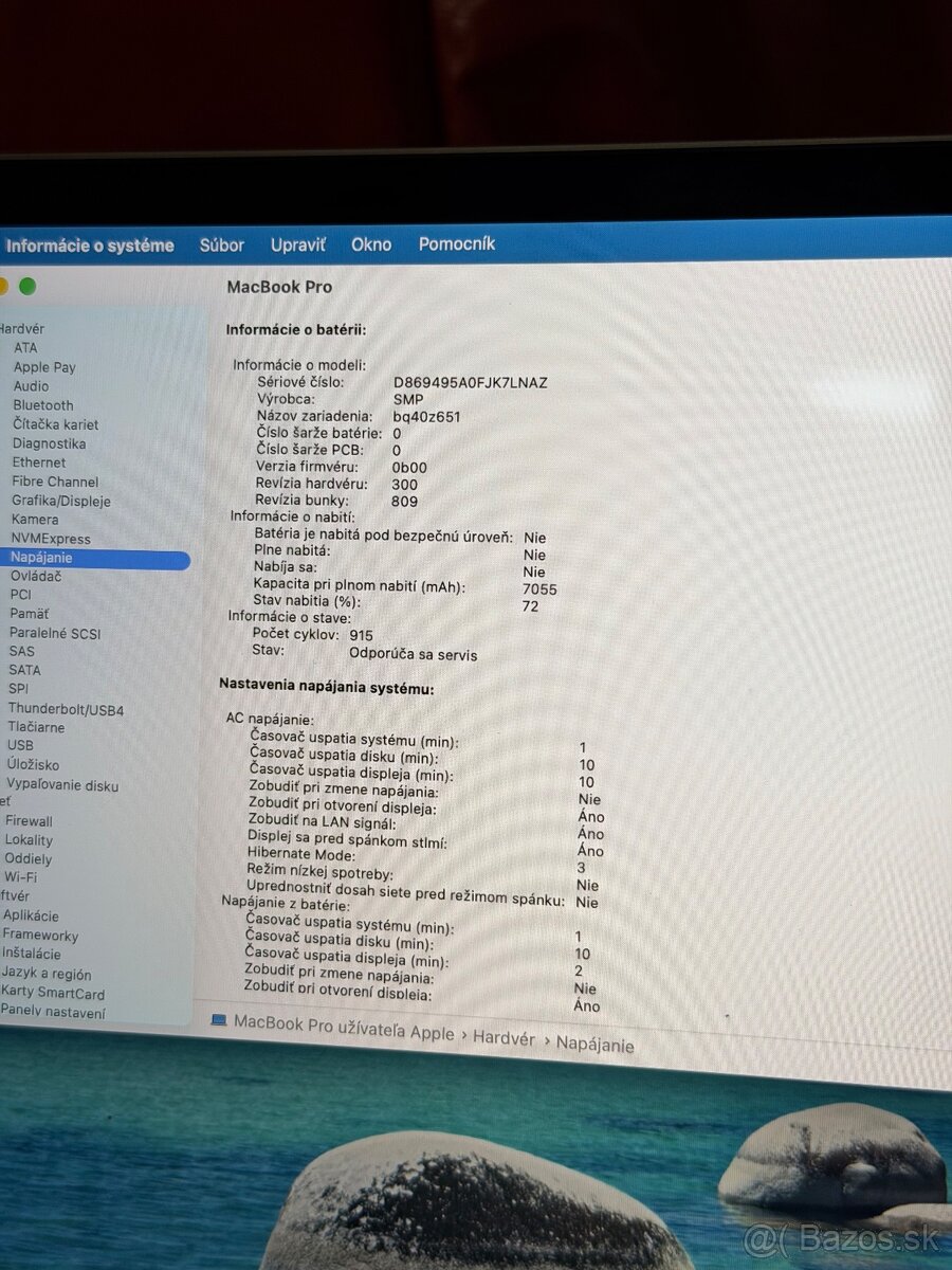 MacBook Pro 16 palcový 2019 1TB i9 - 4