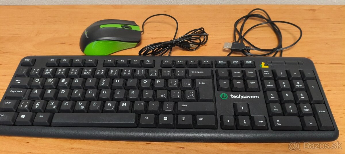 C-TECH KB-102 klávesnica a myš,USB,káblová,nová,výhodná cena - 4