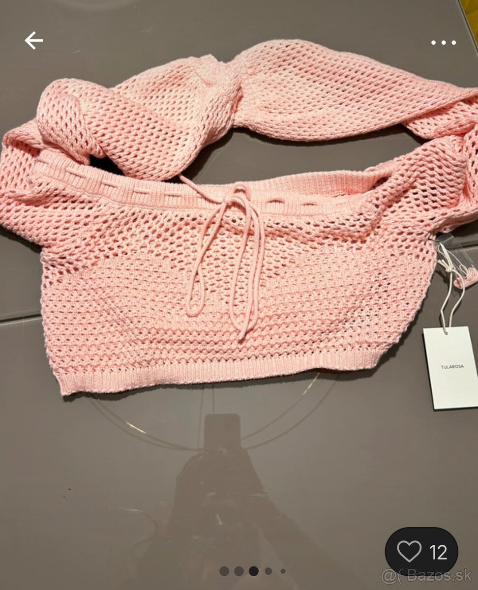 Tularosa hackovany set NOVY - velkost M - 4