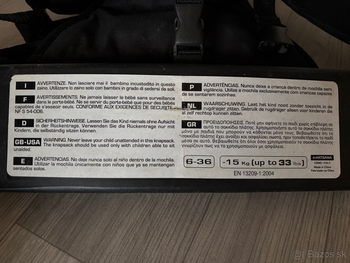 Detský turistický nosič Chicco - 4