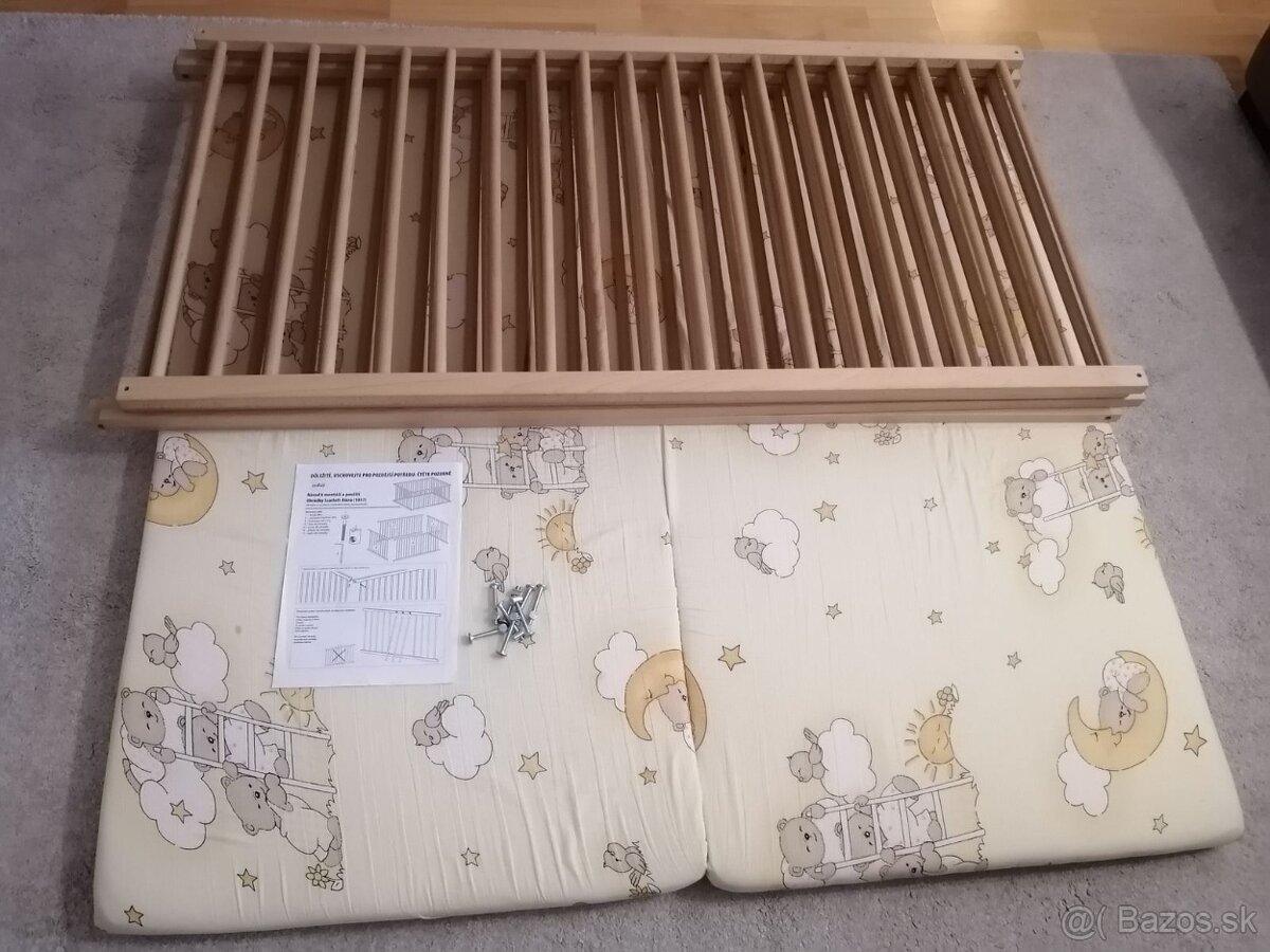Detská ohrádka s matracom - 4