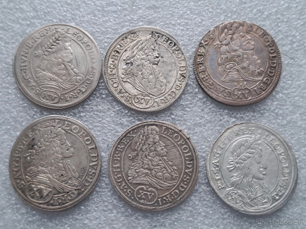 Mince Leopold I. Habsburgsky 1658 – 1705 - 4