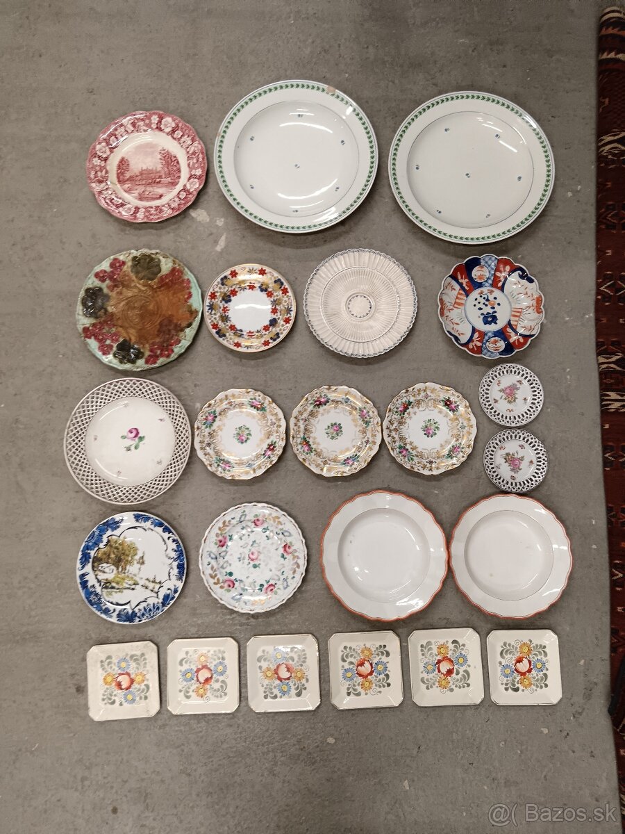 Zberateľské starožitné taniere - 4