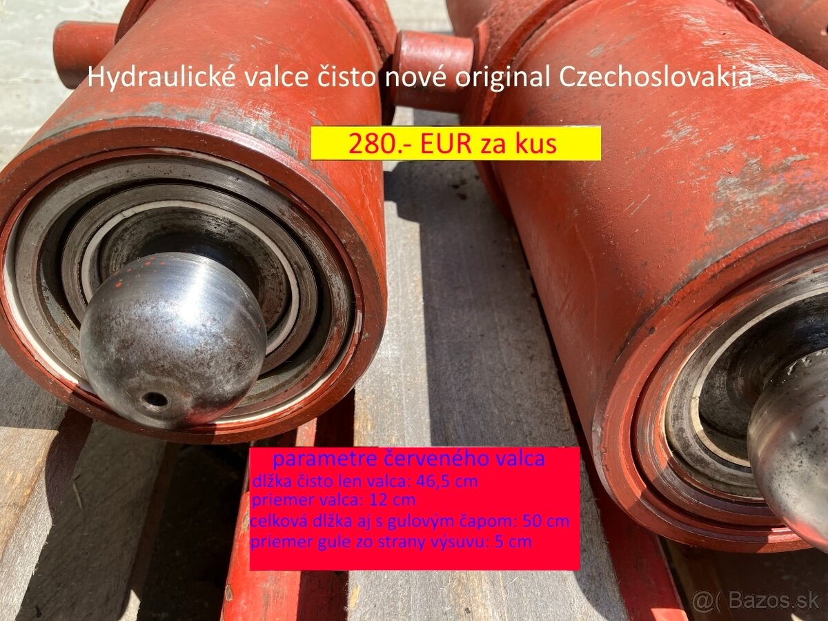 Kyper majler a hydraulický piest na vlečku original ČSSR - 4