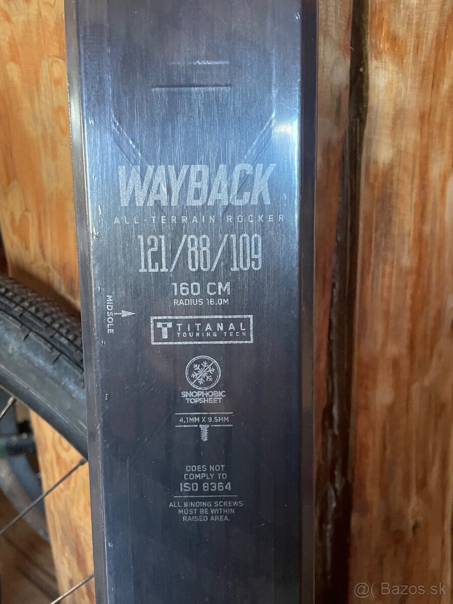 K2 Wayback 88/ 160cm + viazanie Marker Alpinist + pásy - 4