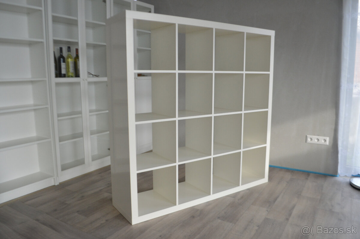 Knižnica regál Kallax policový regál s LED osvetlením - 4