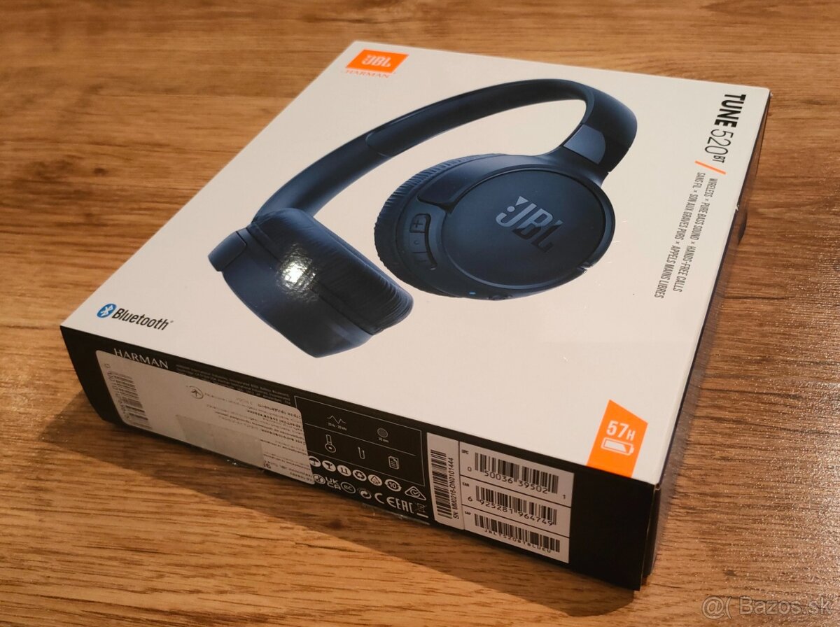 Bezdrôtové slúchadlá JBL TUNE 520BT Blue - 4