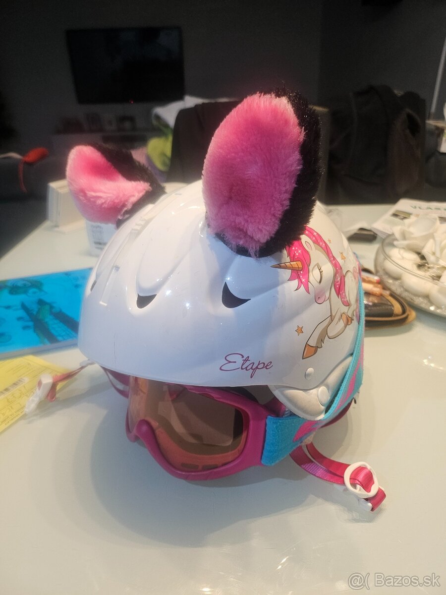 Detská lyžiarska prilba+okuliare - 4