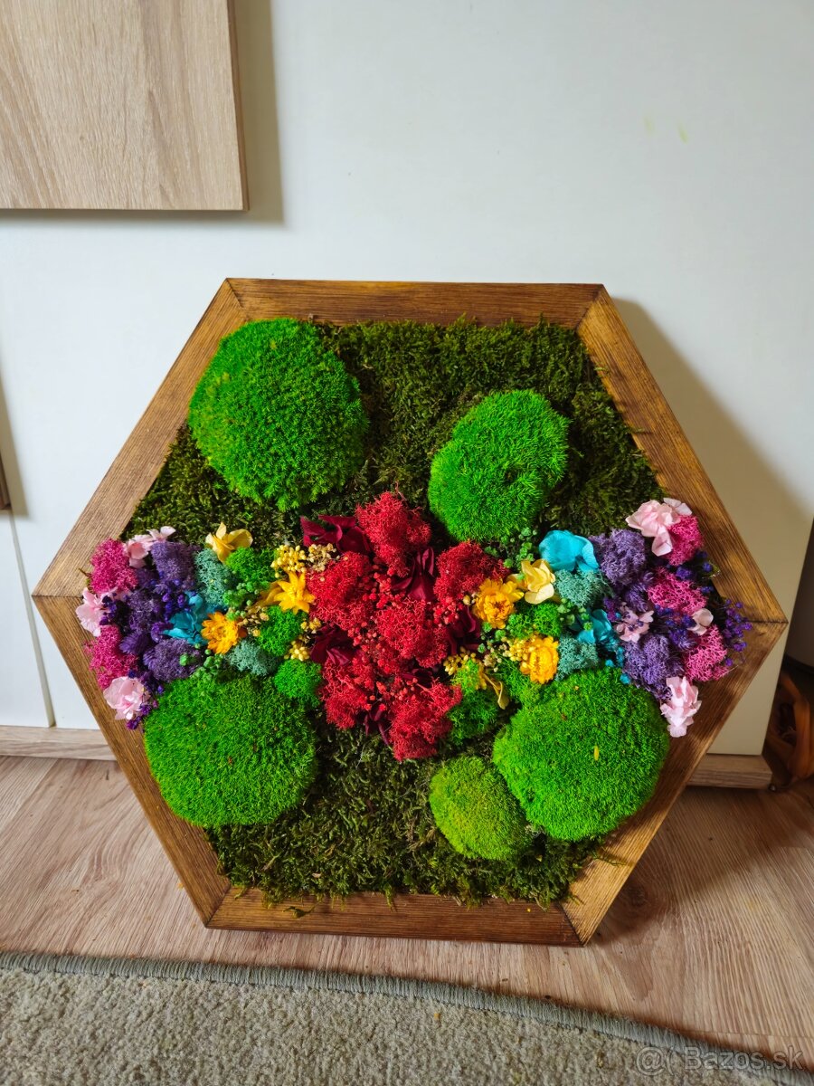 Machový obraz dúha - 4