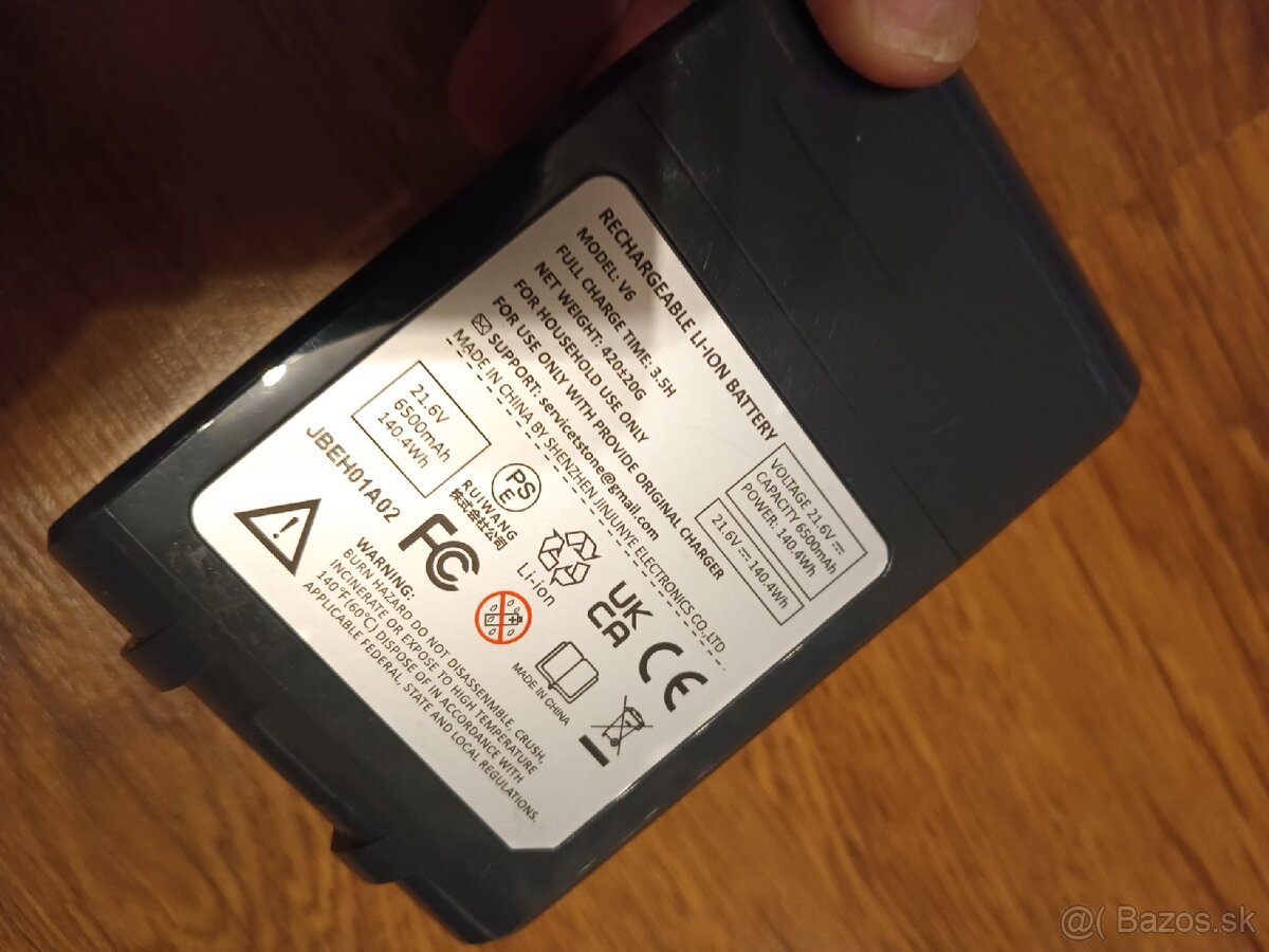 Lithium bateria pre vakuum vysavač - 4