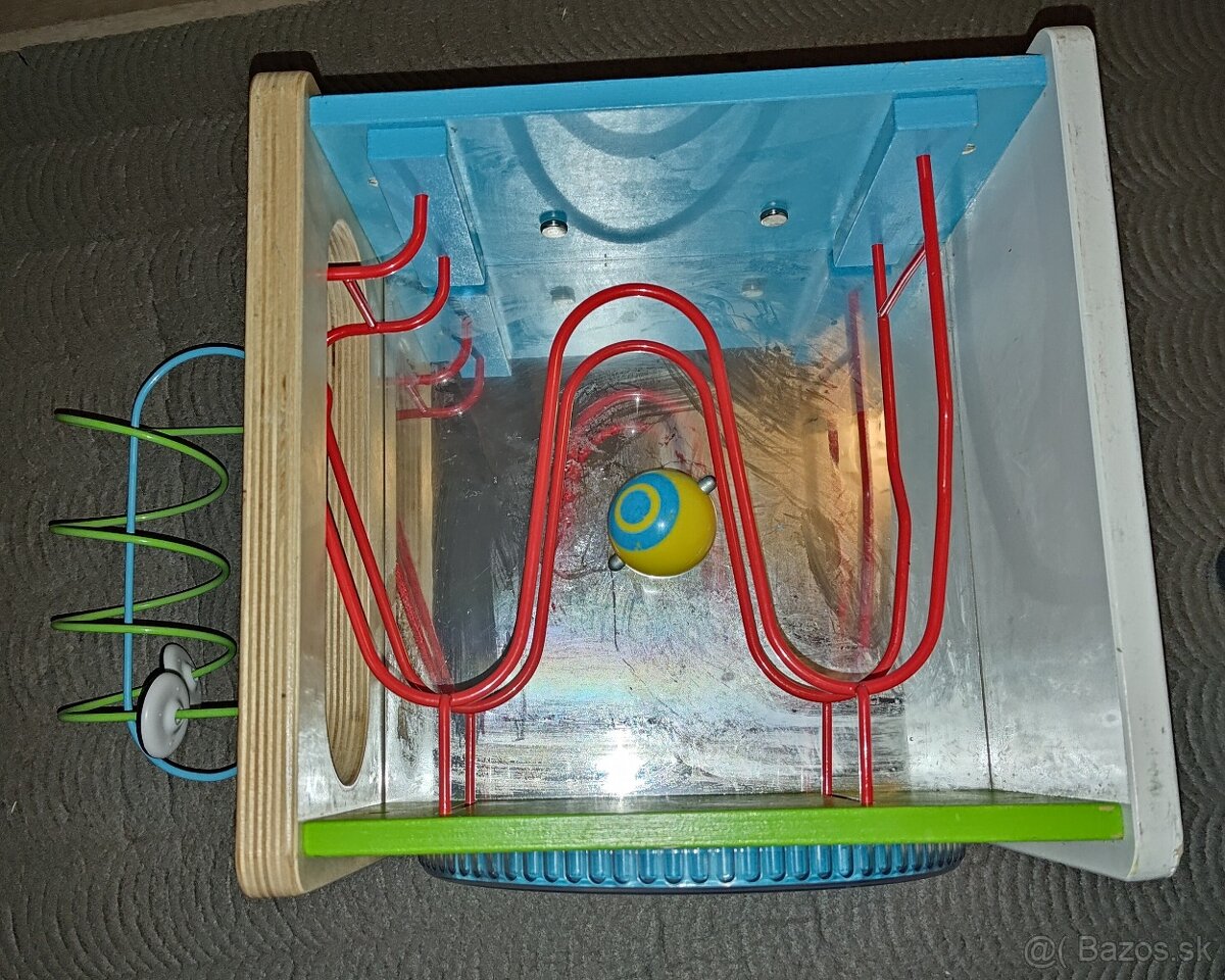 👶🧠BABY EINSTEIN HRAČKA DREVENÁ AKTÍVNA KOCKA - 4