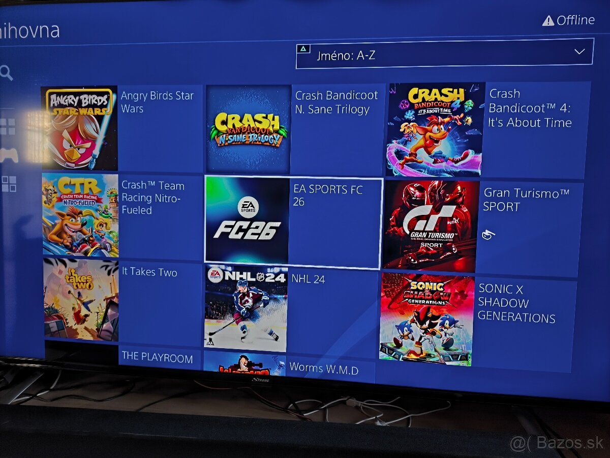 GoldHEN SONY PlayStation slim + 2x ovládač - 4