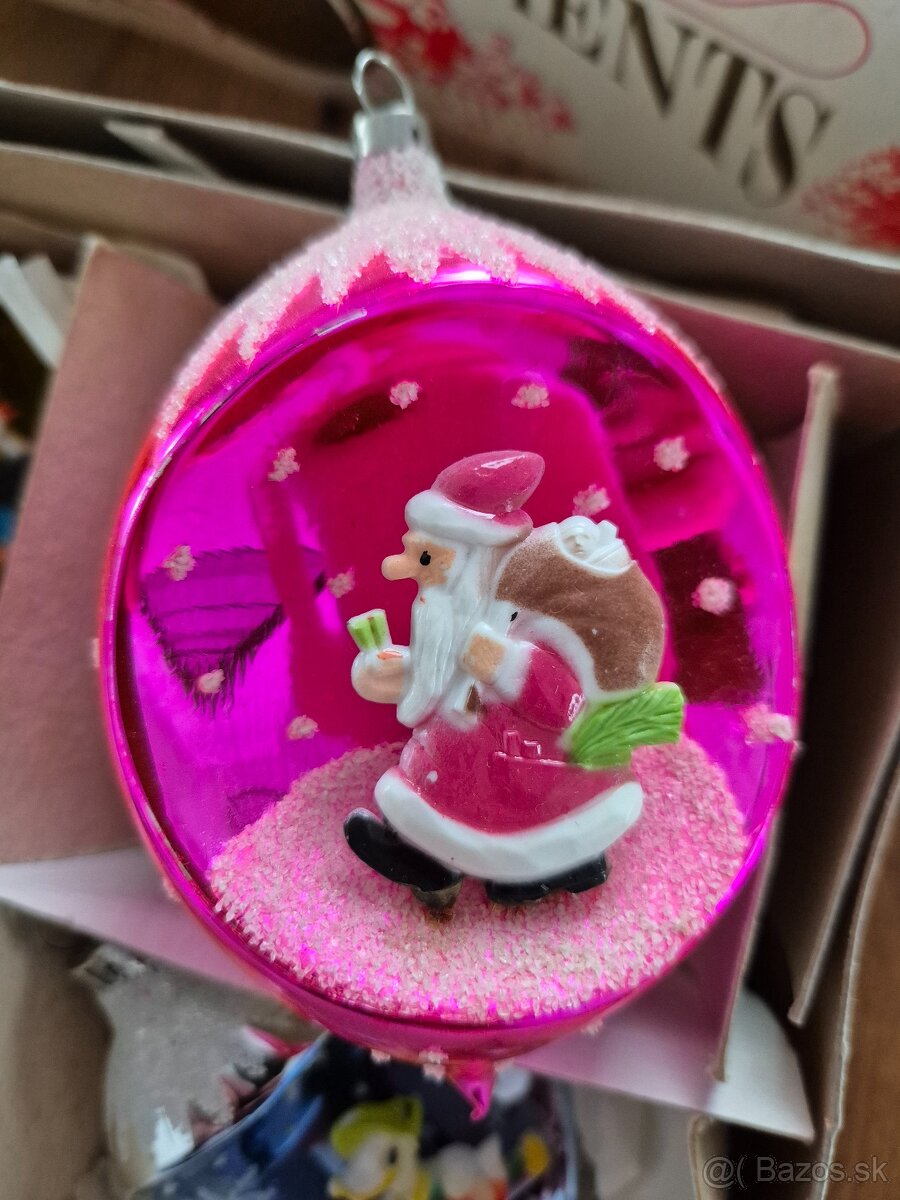 Staré Vianočné ozdoby s vlepom - 4